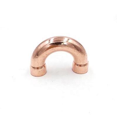 China Copper connector U elbow/180 degree conduit elbow/copper refrigeration pipe fittings for sale