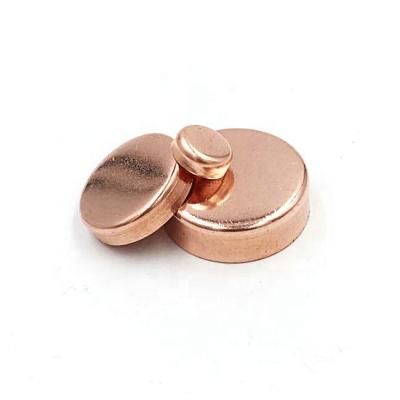 China Connect Pipes Round Shape Copper Bezel To Plumb / Copper Tube Cap / Copper Tube Fittings for sale