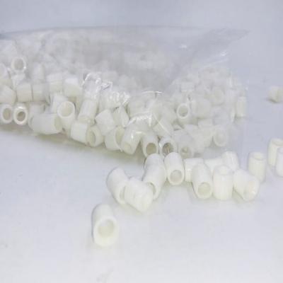 China White Plastic Gum / Four Fluorine Mat Spacers / PTFE Spacers for sale