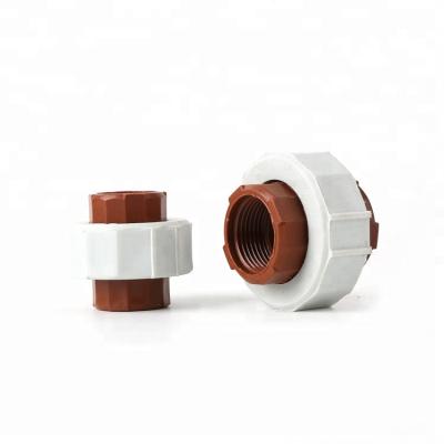 China PVC FEMALE THREAD PLASTIC FITTINGS UNION TO PLUMB Equal for sale