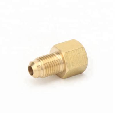 China factory wholesale brass air conditioning fitting wire flare male female tube fitting for ac system equal for sale