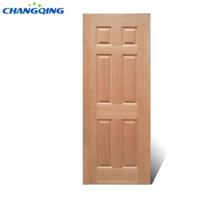 China Modern Modern INTERIOR DOOR Modern CHEAP Oak Veneer Laminated 6 PANEL DOOR for sale