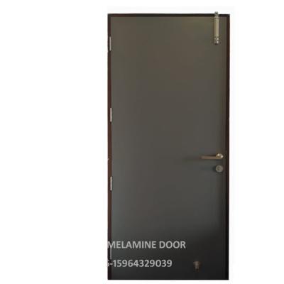 China Interior Hdf Single Flush Swing Swing Door Melamine Flush Door Cheap Price for sale