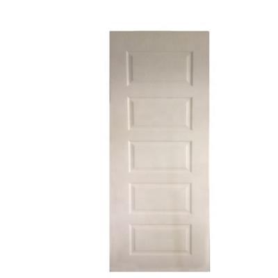 China Interior Hollow White Core 5 Swing Panel Hdf Primer Wood Door for sale