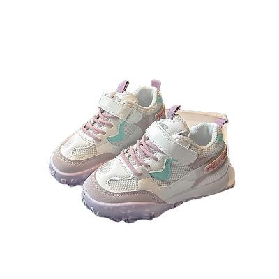 China Steel Toe Hot sale Kids Sneakers Spring and Autumn New Boys and Girls' Shoes Breathable Mesh Soft Sole Lightweight Walking Casual Shoes for sale