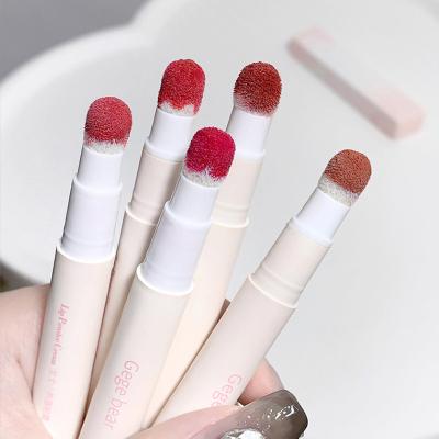 China Non-sticky 2024 Hot sale PROFESSIONAL MAKEUP Powder Puff Lippie Lip Birthday gift Matte Non-stick Cup Whitening Cute Lipgloss for sale