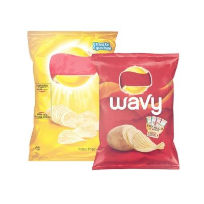 China Recyclable Custom Engraving Printing High Quality Potato Chips Packing Storage Center Sealed Bags for sale