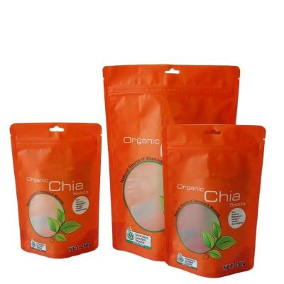 China Eco Friendly Recyclable Soluble Biodegradable Biodegradable 100% Plastic Cornstarch PLA Plastic Bag Food Packaging Bag With Zipper for sale