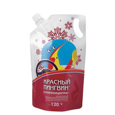 China Recyclable Rack Up Spout Plastic Wash Liquid Soap Bag / Liquid Laundry Detergent Packaging for sale