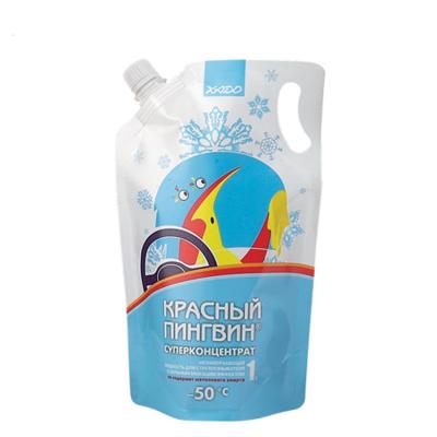 China Recyclable Wholesale Custom Packaging Bag For Liquid Laundry Detergent Soap Packaging Doypack Spout Pouch for sale