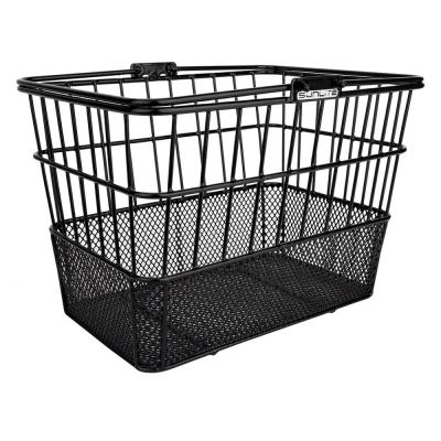 China Mesh Bottom Light-Off Viable Standard Basket With Bracket, Bike Basket for sale