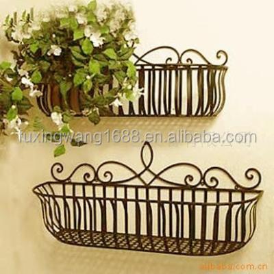 China Best Choice Metal Cafe Decoration Wall Flower Basket for sale