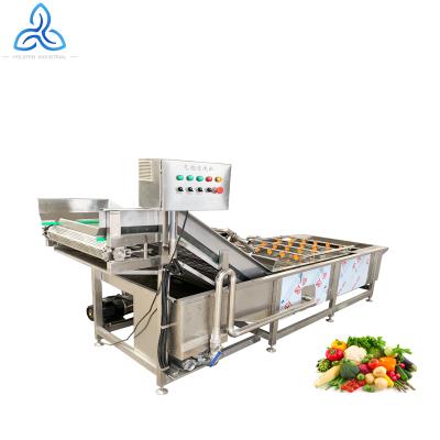 China Vegetable Snack Factory Stainless Steel Design Fruit Carrot Onion Carrot Bubble Wash And Dry Cleaning Machine Line for sale