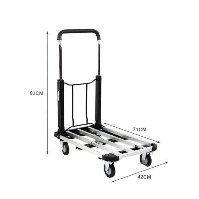 China Tools 150kg capacity load folding hand truck hot sale aluminum folding hand truck for sale