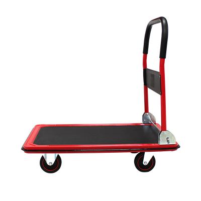 China Hot Selling Tools 300kg 91cm*61cm*87cm Folding Hand Cart Transport Trolley Cart for sale