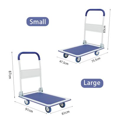 China Tools Wholesale High Quality Foldable Industrial Platform Trolley 300kg Loading Capacity for sale