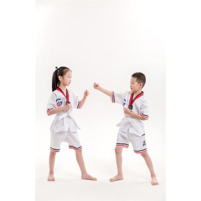 China China Manufacturer Factory Price Cotton Poomsae Poomsae Taekwondo Uniform Wear for sale