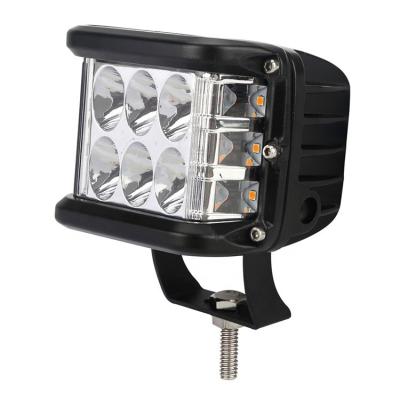 China With Strobe Side 45W Side Firing Blue Light LED Pod Cube Led Work Light Spot Trucks Offroad Running Lamp With Explosive Flash Blue Side Light for sale