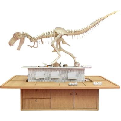 China Economic Children's Brain Educational Manual Experiment Custom Design Kids Sensory Education Toys Study Dinosaur Archaeological Table for sale