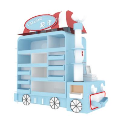 China A set of supermarket props sales supermarket toy high set for children's early learning toy children's supermarket car for sale