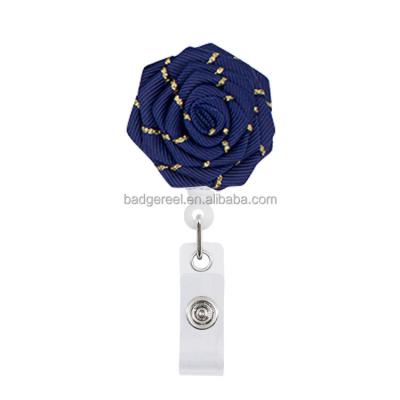 China Custom retractable logo and color string badge reel yo-yo key reel card holder office gentleman badge reel for sale