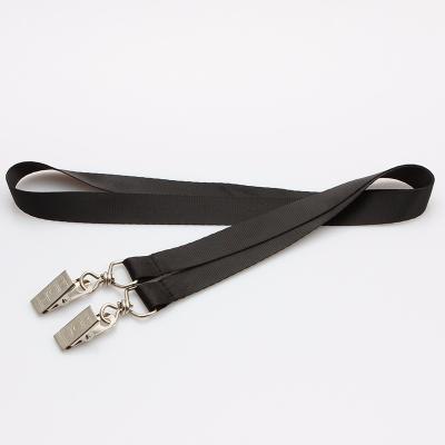 China Promotional Gift Etc Polyester Cheap Custom Lanyards with double hook short key chain lanyard for sale