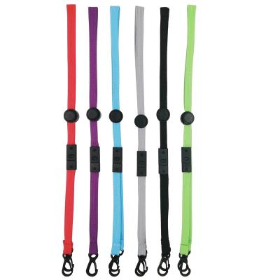 China Elastic Adjustable Face Lanyard Polyester Tube Lanyard Masking Custom For Adult/Kids for sale