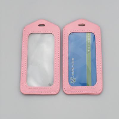 China Fashion Durable PU Transparent Card Holder for sale