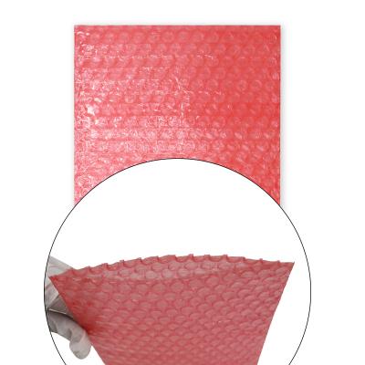 China Open Top Open Top Waterproof Shockproof Bag Bubble Air Bag Transparent Pink for Electronic products, books, gifts Packaging for sale