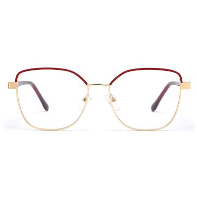 China Painting on top rim attractive price new type sights on glasses shape metal eyeglasses sight optical river for sale