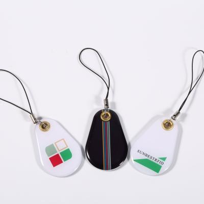 China 2022 new sunbestrfid credential tag factory price EX9942 epoxy resin proximity smart card keyfob waterproof clear waterproof/waterproof rfid for sale