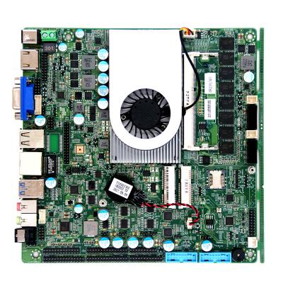 China 6 COM Industriële Mini ITX, Dunne ITX Moederbord Core 5th Broadwell-U i3 5010U Te koop