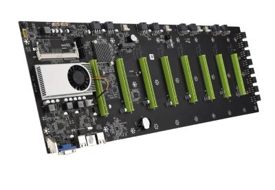 중국 인텔® 셀러론 1037U 8 GPU 마이닝 PC 마더보드 8 PCIE 16X 55mm 간격 판매용