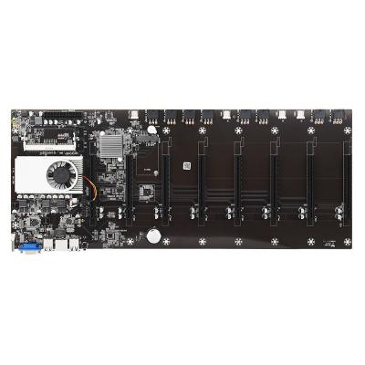 China Criptomoneda Ethereum 8 Gpu Mining Motherboard Celeron ® 1037U 8 PCIE 16X Distancia de ranura de 50 mm en venta