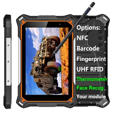 Cina Octa Core Android Rugged Tablet Pc 8 pollici grande batteria 4G LTE NFC IP68 Mini computer in vendita