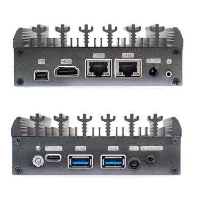 China 10th Intel® I3 I5 I7 Nano Dual LAN Mini PC Fanless Box Pc Ngff SSD Mini DP Display en venta