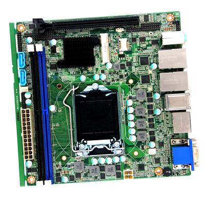 China Mini placa madre LGA 1151 Itx, canal dual DDR4 de la placa madre de Tablet PC Dual LAN en venta