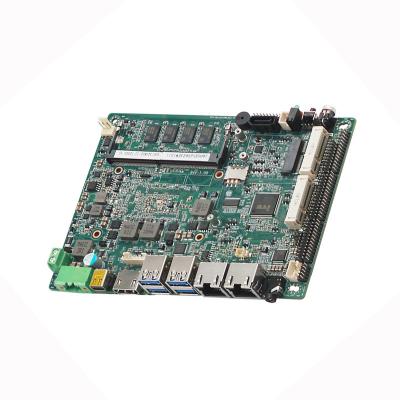 China Skylake i7-6500U DDR4 2 lan 6 com mini pc industrial placa-mãe 4K display Ampla tensão de alimentação à venda