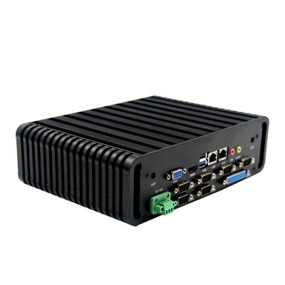 Cina Intel® 3a generazione Ivy Bridge i3 i5 i7 Celeron® 1037U Mini PC industriale senza ventole 6COM 2LAN Computer LPT in vendita