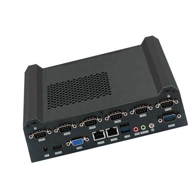 China Intel®3th Ivy Bridge i3 i5 i7 Dual-Core Industrie-Mini-Computer 6 serielle Ports 2 NIC DC-Stromversorgung zu verkaufen