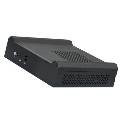 China Intel® Celeron® Baytrail J1900 quad core mini computador industrial 2 LAN 6 RS232 COM à venda