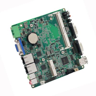 China Quad Cores J1900 NANO Fanless NUC placa-mãe 4 COM 2 LAN Industrial placa-mãe à venda