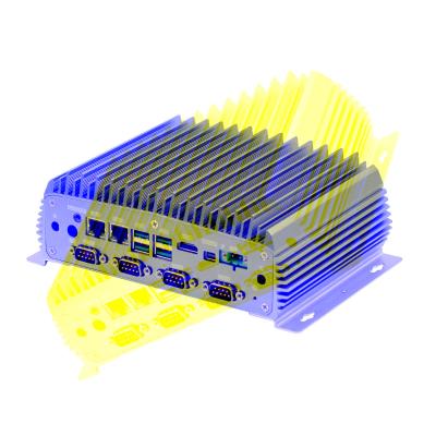 Κίνα 11th Gen Tiger Lake Βιομηχανικός μίνι PC, 6COM 2 Gigabit LAN μίνι Fanless Computer Οθόνη DP προς πώληση