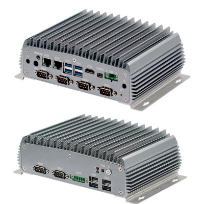 China 6COM Mini PC Dual Lan Fanless 2 Gigabit LAN With HDMI DP Display Kaby Lake 3865U for sale