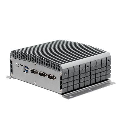 China Lüfterloser industrieller Mini-PC Dual LAN 6COM Intel Braswell N3160 Quad-Cores zu verkaufen