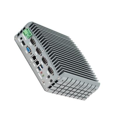 China Intel 7e Gen I7-7500U Industriële Mini Computer, 2 Lan Mini PC 6COM GPIO Poorten Te koop