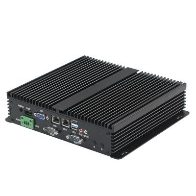 China Industrial 12V Mini Computer , Embedded Mini PC Dual Core Intel Broadwell 5th I3 I5 I7 CPU for sale