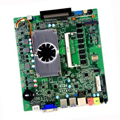 China Broadwell-U I3-5005U i5-5200u i7-5500u Mini OPS PC placa-mãe Onboard 4GB RS-232 Para Quadro Eletrônico à venda