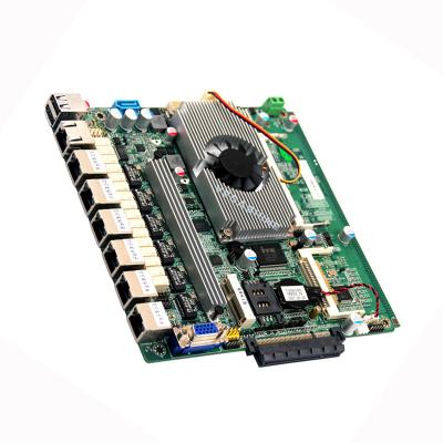 Cina Scheda madre Quad Core E3845 Mini Itx Senso PF 6 Lan per la sicurezza della rete in vendita