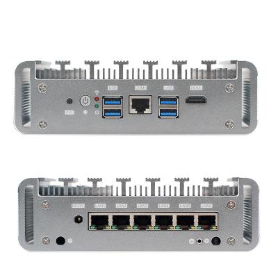 China 6 Gigabit LAN Firewall Mini Pc Intel 6ª Geração I3-6100U I5-6200U I7-6500U Suporte PFsense à venda